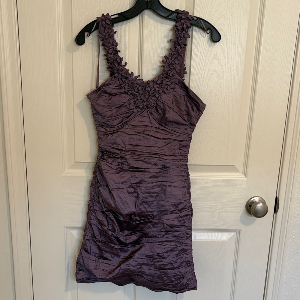 BCBGMaxAzria Lavender Dress 04